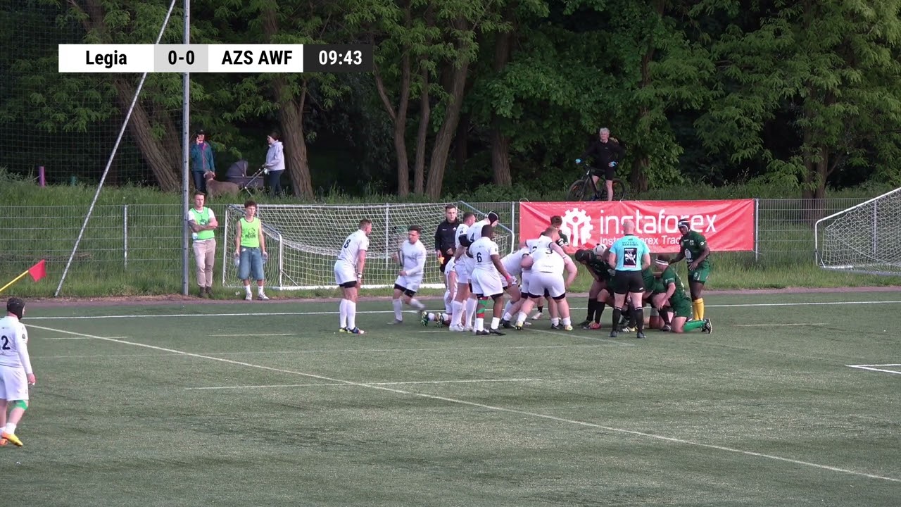 [CAŁY MECZ] I LIGA RUGBY XV: RC Legia Warszawa - AZS AWF Warszawa