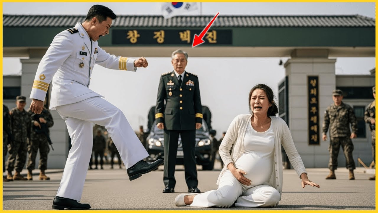 Bị Ép Ly Hôn, Vợ Đang Mang Thai Bị Chồng Thiếu Tá Sút Ngã Trước Cổng Doanh Trại – 10 Phút Sau Anh Qu