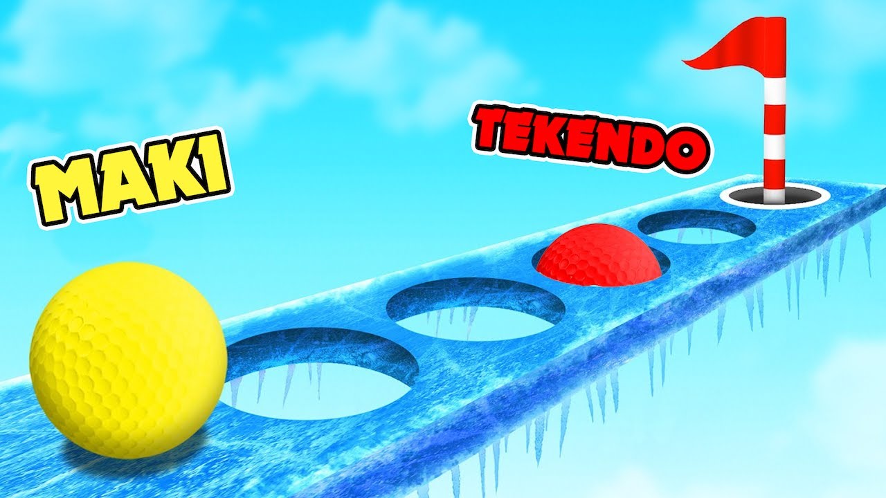 Hielo🧊🚫TROLL (99´9% IMPOSIBLE) Golf it⛳ con TEKENDO