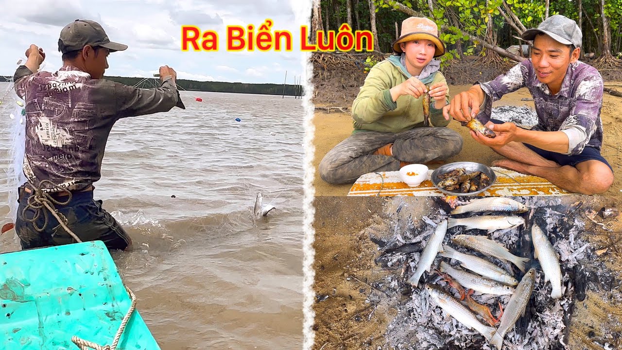 Quá Trời Rồi Dính Bầy Cá Đối Khủng Bắt Được Củ Khoai To Vợ Thấy La Làng