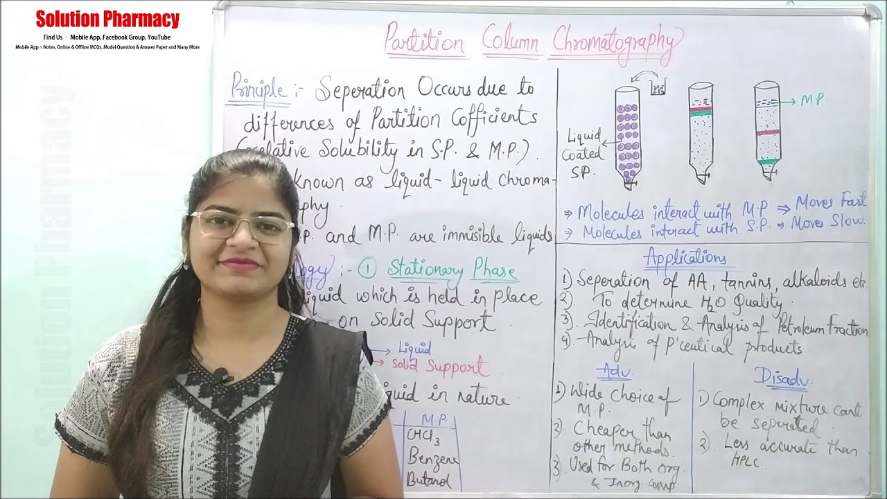 (34) Partition Column Chromatography = Methodology, Application, Advantages and Disadvantages