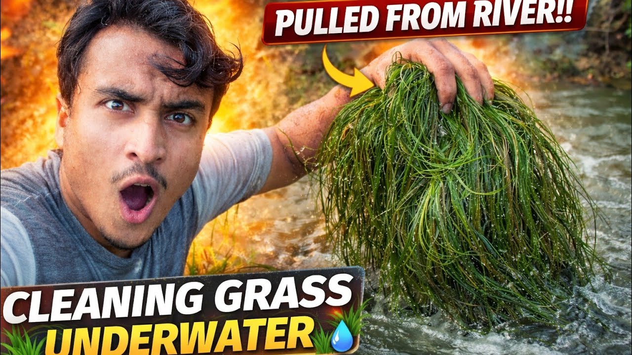 Pani ke neeche ghas😱. LONGEST GRASS EVER I SAW 😁|Mr Abron|