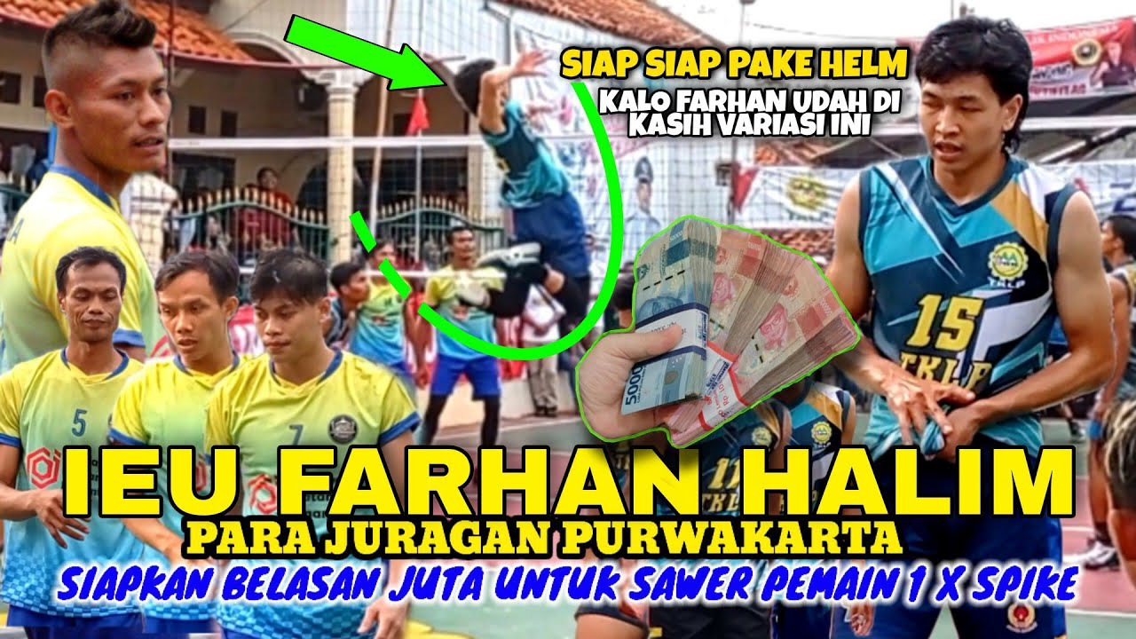 FARHAN HALIM NGAMUK!!!Duel POWER SPIKE VS YUDI KENDIL,BINTANG SAPUTRA