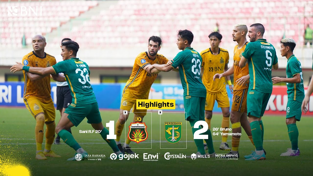 Highlights Bhayangkara Presisi Indonesia FC vs Persebaya Surabaya | BRI Liga 1 2023/2024