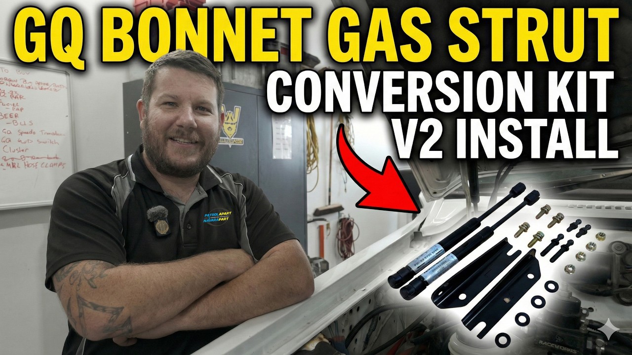 How to Install Nissan GQ Y60 Bonnet Gas Struts | Easy DIY Conversion Kit
