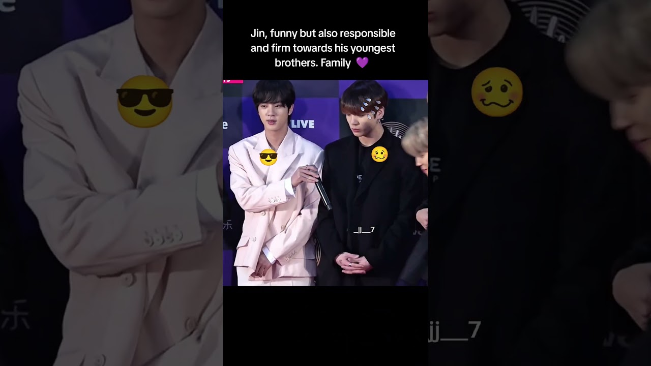 Jin changes from a funny brother to a 