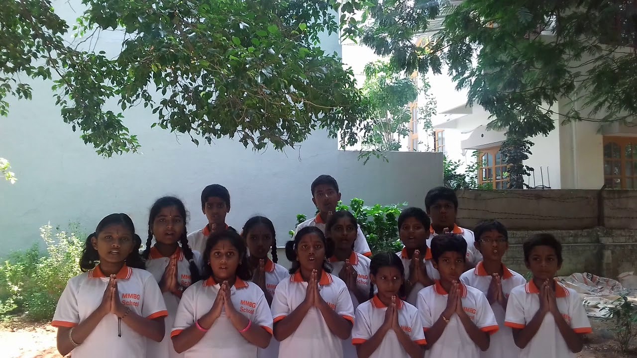 Make My Baby Genius (MMBG)School Students Chant Bhagavad Getta15th chapter