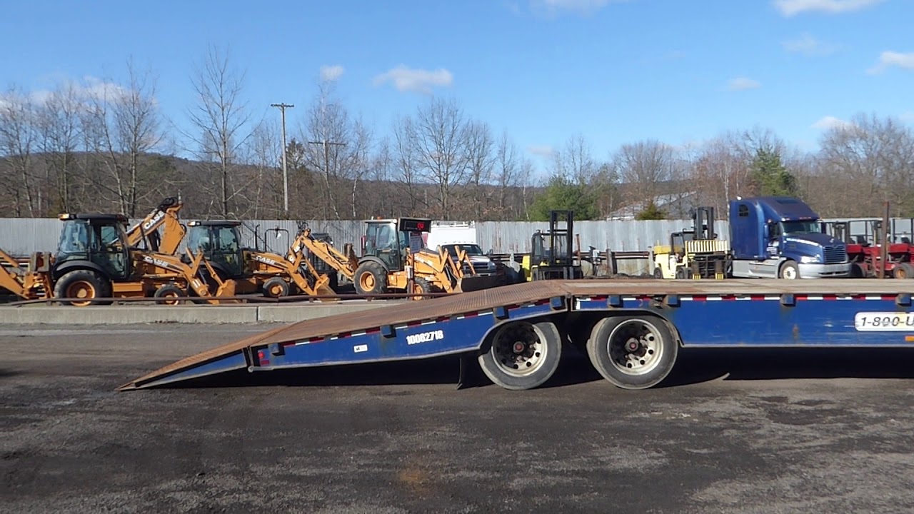 2012 Trail-Eze TE80XT-48 Tandem Axle Hydraulic Tail Drop Deck Trailer - TRO 0326201