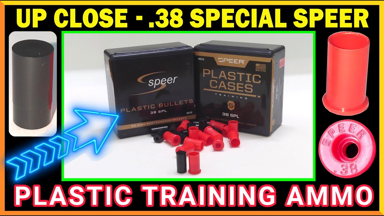 Speer Plastic Training Ammo Up Close | .38 Special #reloadingandmore #reloadingandmore1966