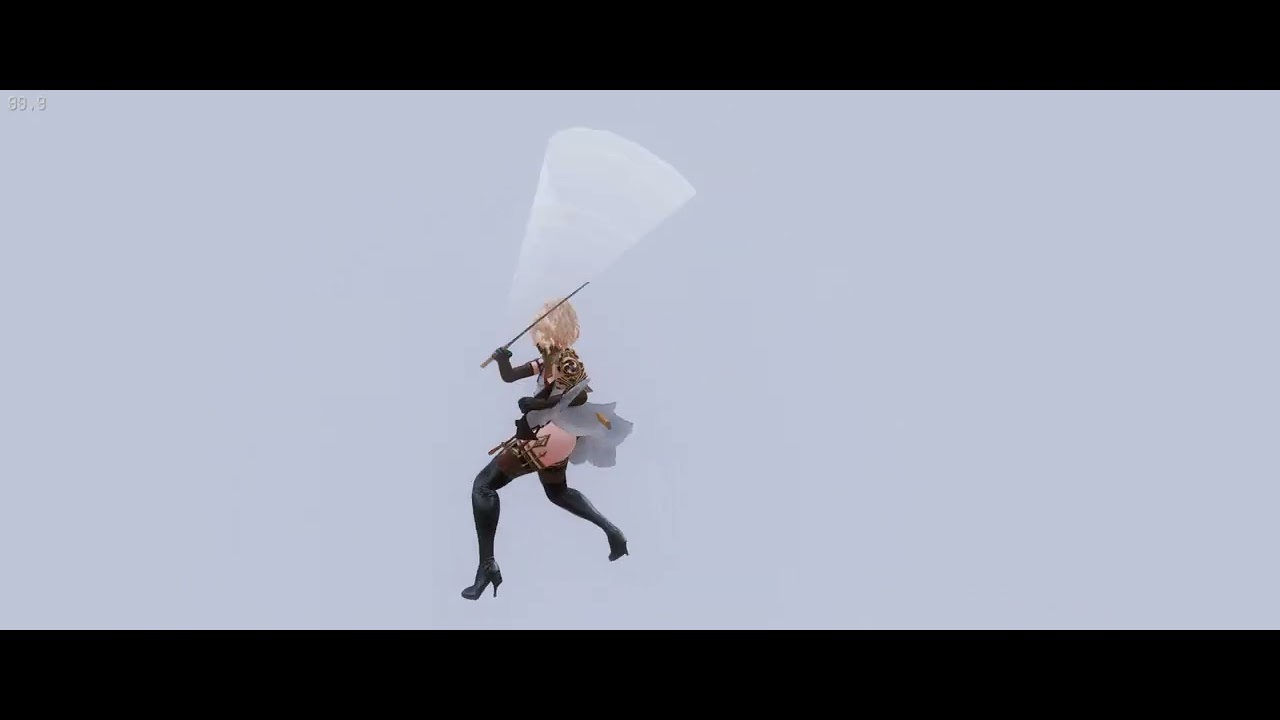 Skyrim 1H Katana MCO Moveset Vindictus-like detail