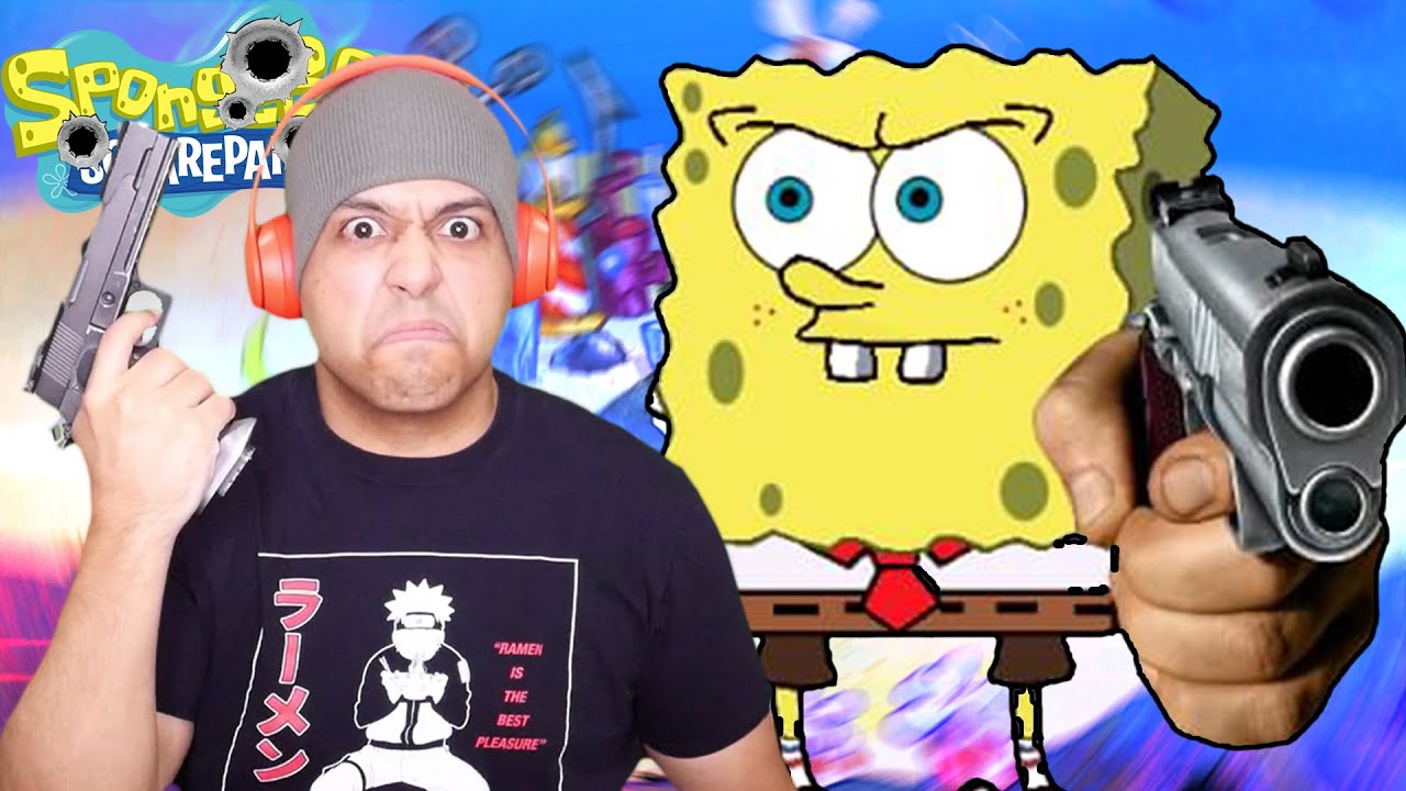 A SPONGEBOB SHOOTING GAME!! EVERYBODY DYING!! [SPONGE GLOCK SQUARE PANTS]