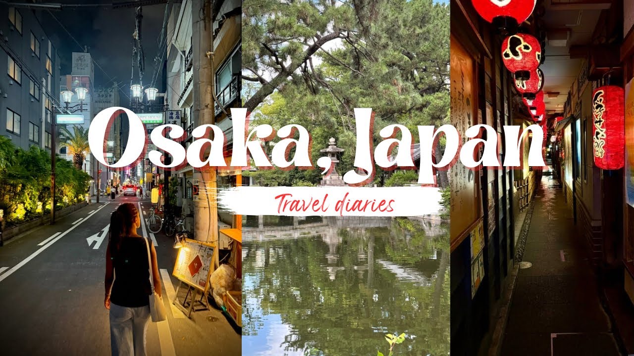 Solo Travel vlog: 🇯🇵 Osaka diaries in between work 