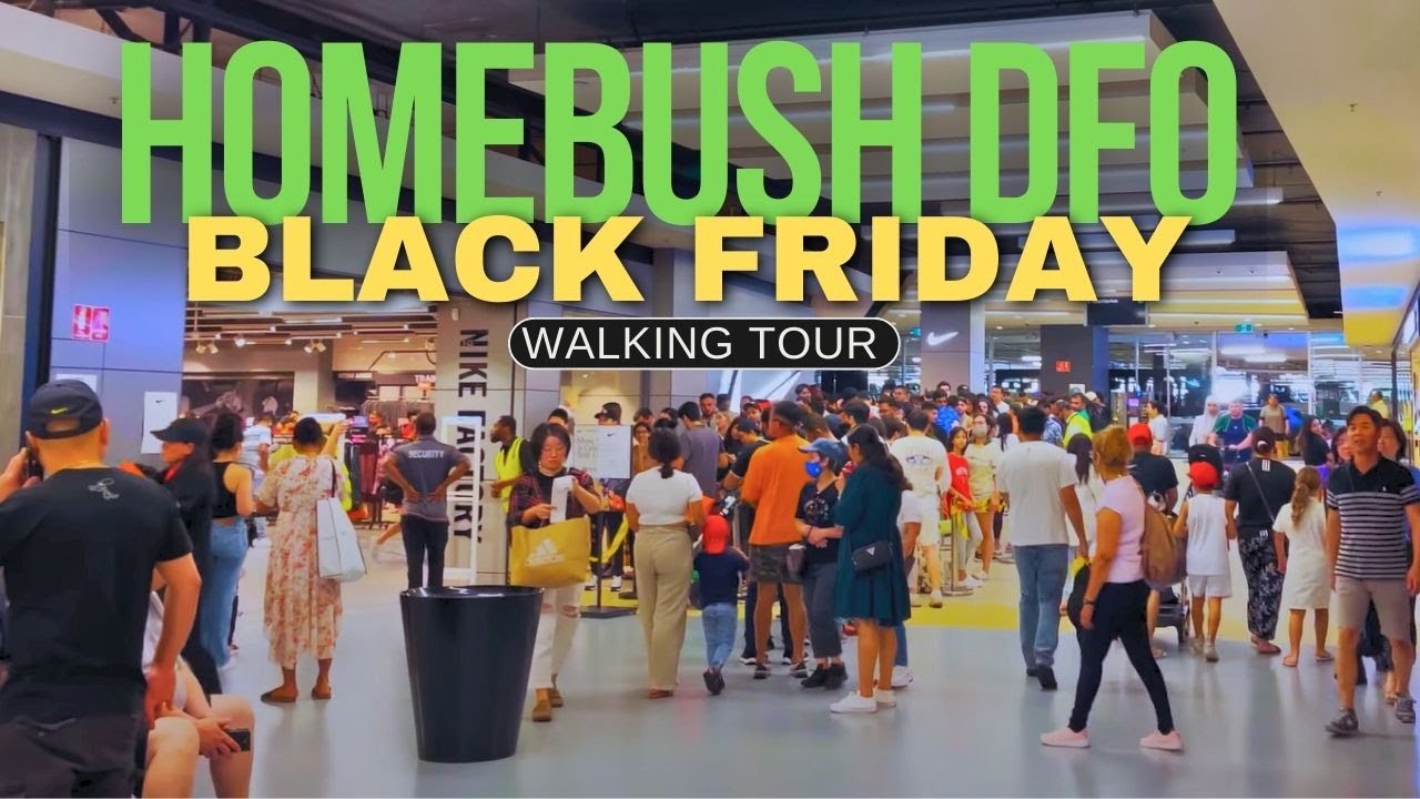 Post Black Friday  Frenzy Sydney Australia DFO Homebush