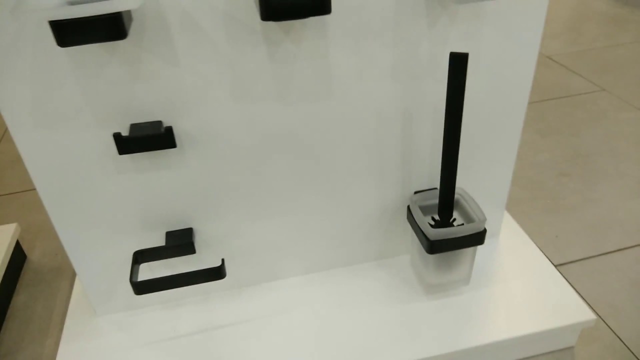 EMCO LOFT black matt accessories Емко Лофт черные матовые аксессуары для ванной комнаты