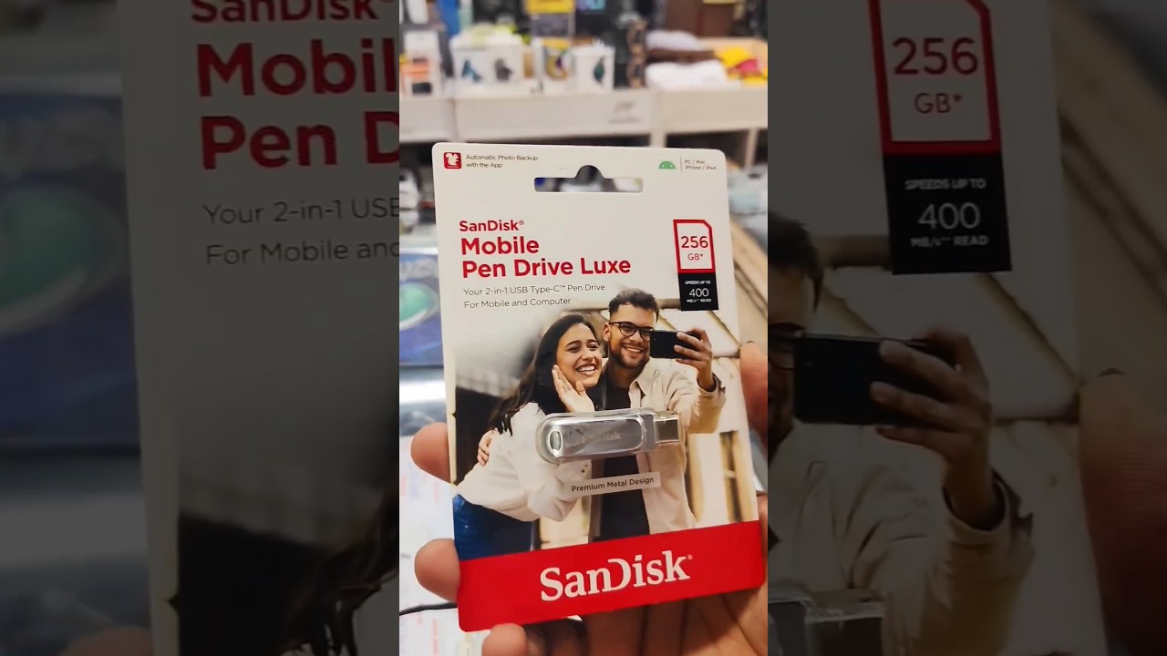 SanDisk 256GB Type C Pendrive (Metal) Unboxing