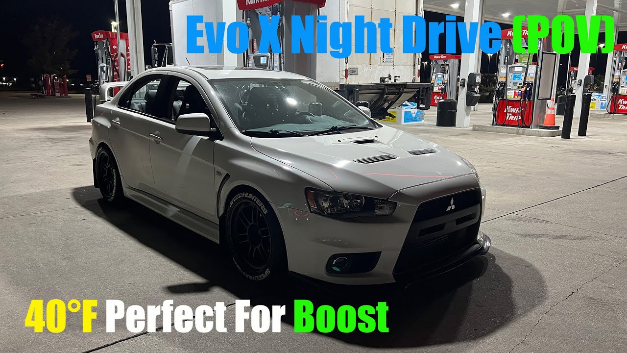 Evo X Big Turbo Night Drive POV