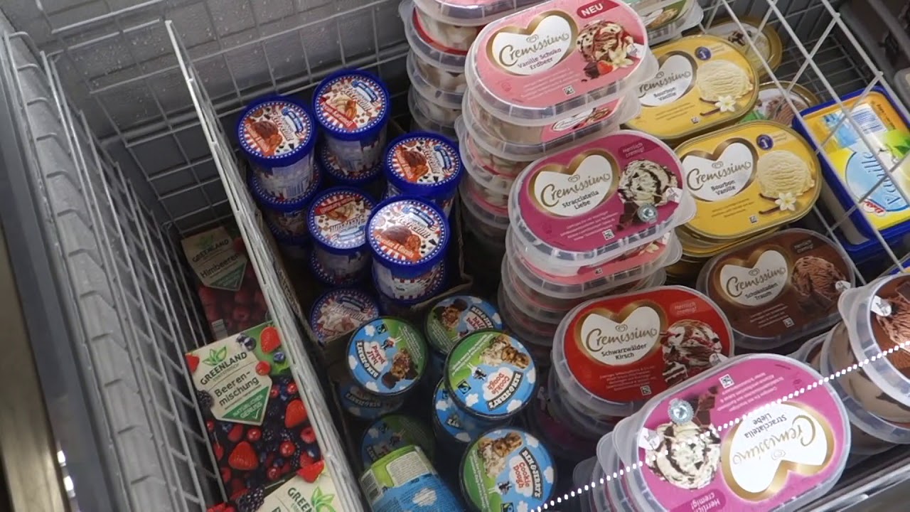Eis in Deutschland:  Supermärkte TEIL 2/3 - LIDL, Netto Rot und Schwarz, Penny, Norma, Aldi