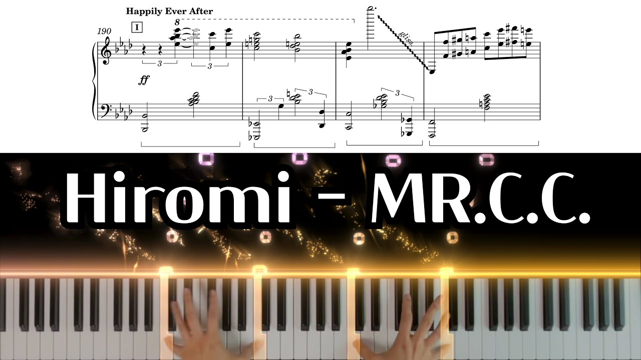 piano sheet ) mr cc , hiromi