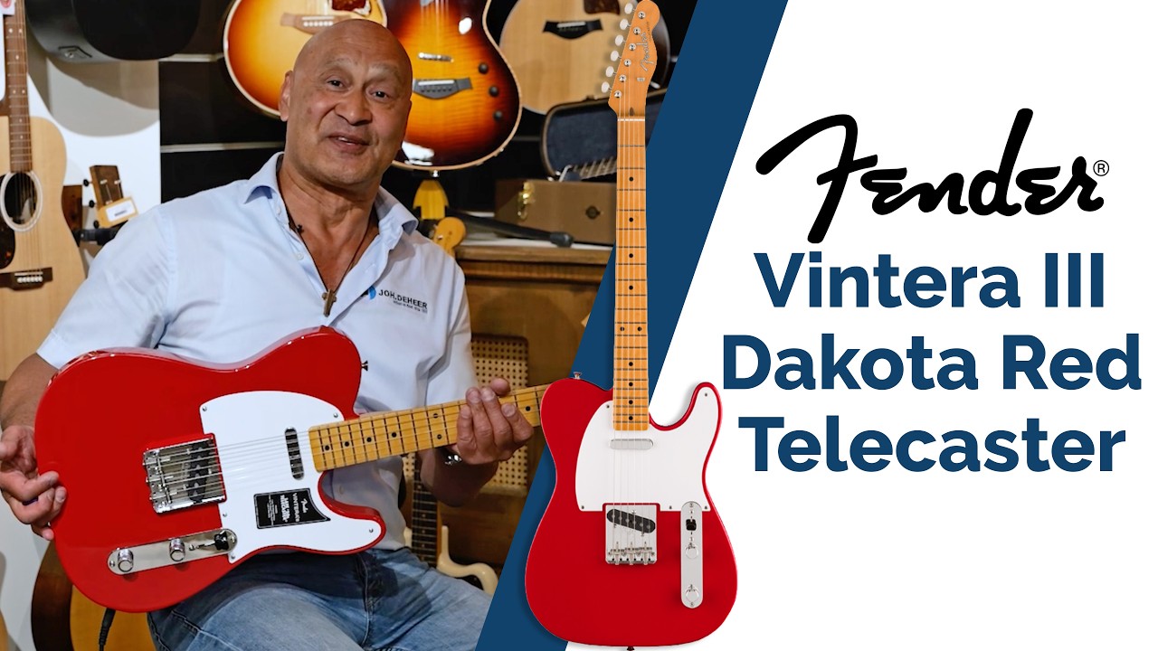 Fender Vintera III Late 50's Telecaster Demo | Joh.deHeer
