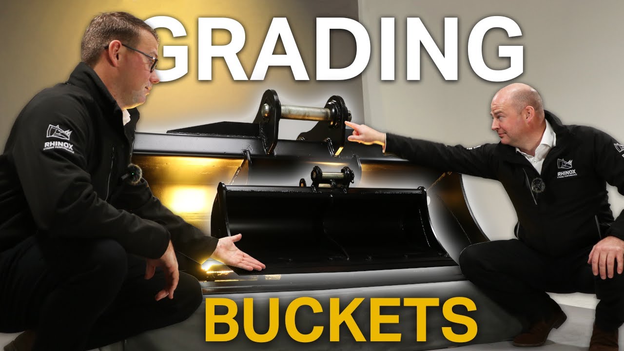 EXCAVATOR GRADING / DITCHING BUCKETS - Why buy Rhinox Buckets?