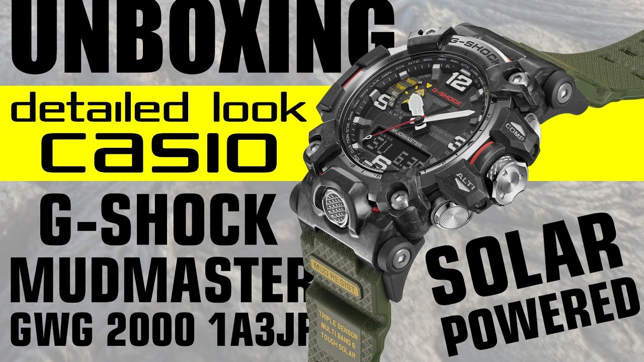 Подробный обзор Casio G SHOCK MudMaster GWG 2000 Лучшие часы для активного отдыха и приключений