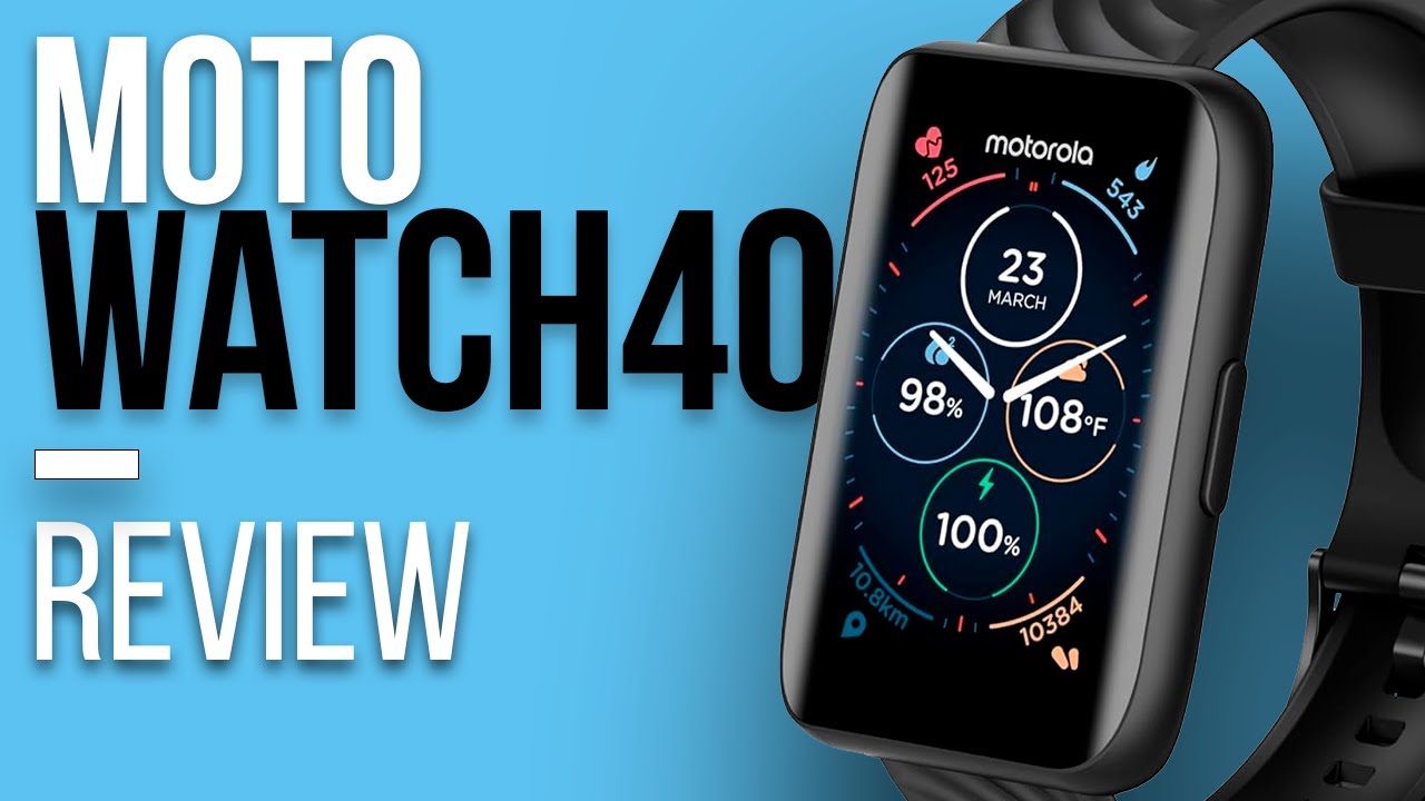 MOTOROLA MOTO WATCH 40 Unboxing Review - BEM ACABADO e 10 DIAS BATERIA! Mas vale a pena? &Eacute; bom?