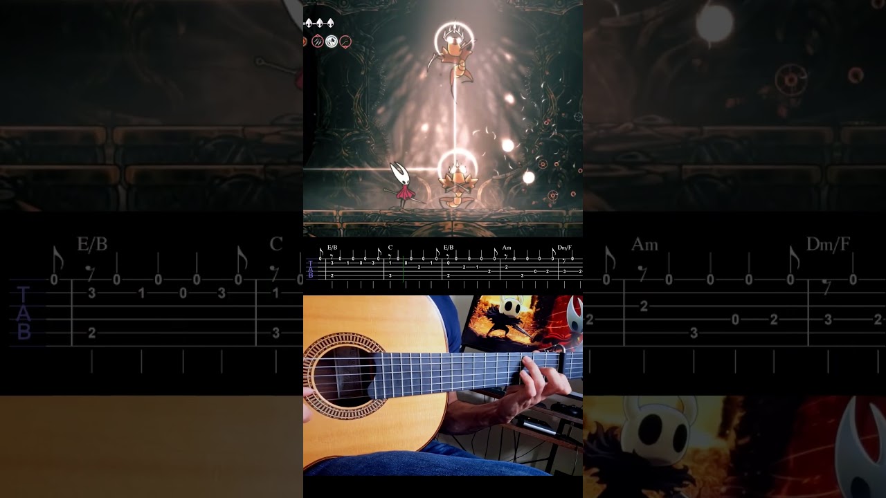 Cogwork Dancers (Silksong) - Guitar Fingerstyle Tutorial TAB
