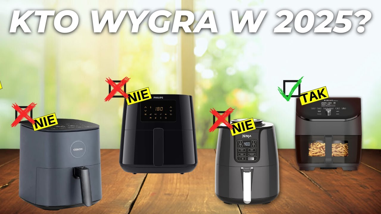 TOP 6 Najlepszych Air Fryer&oacute;w 2025! Kto Zajmuje Miejsce Numer 1? | Sprawdź Zanim Kupisz!