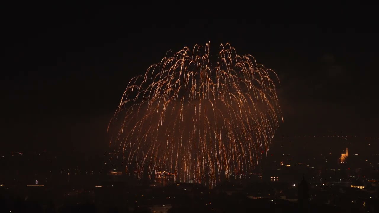 Zurich New Year 2026 Fireworks: Silvesterzauber Panoramic 4K