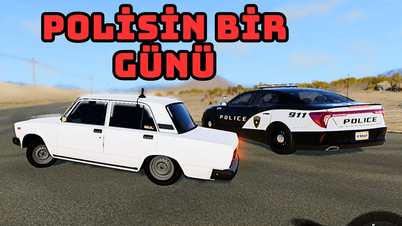 POLİS OLDUM! [BeamNG Drive] Azərbaycanca