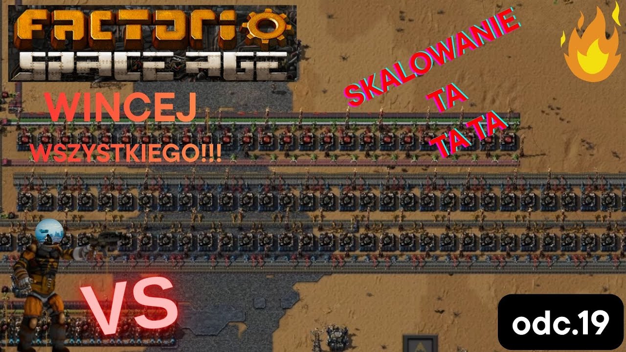 POG VS Factorio Space Age I Wielka przebudowa silników, czerwonych układów i innych detali