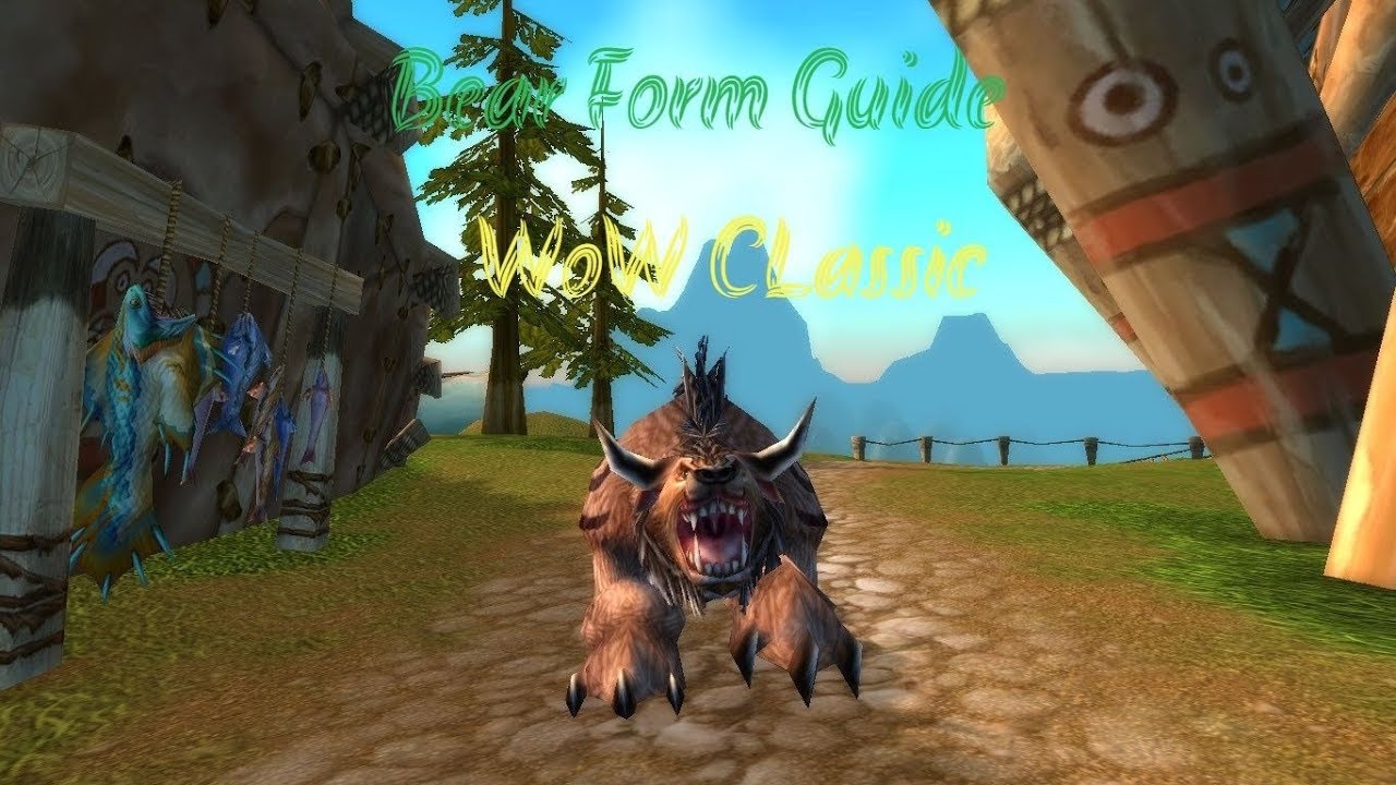 WoWClassic Tauren Druid Bear Form Quest
