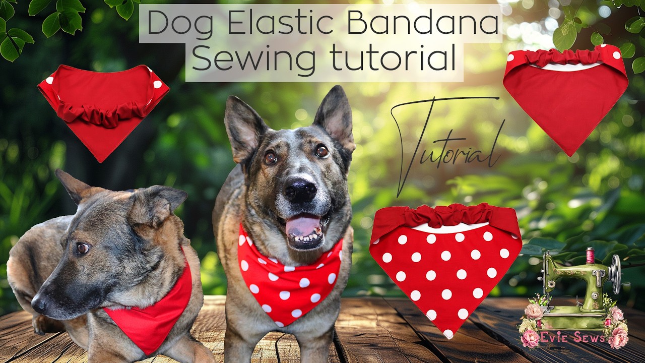 DIY Dog Bandana That Actually FITS Every Time