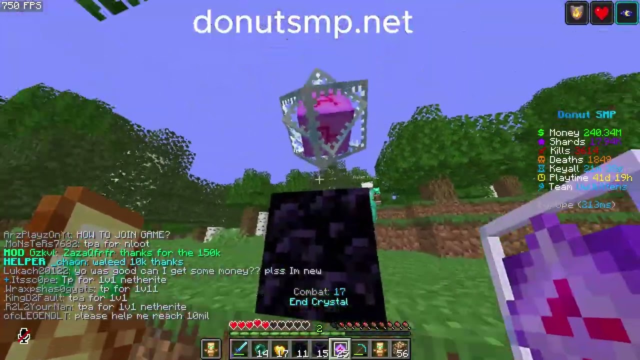 donutsmp tping to trappers