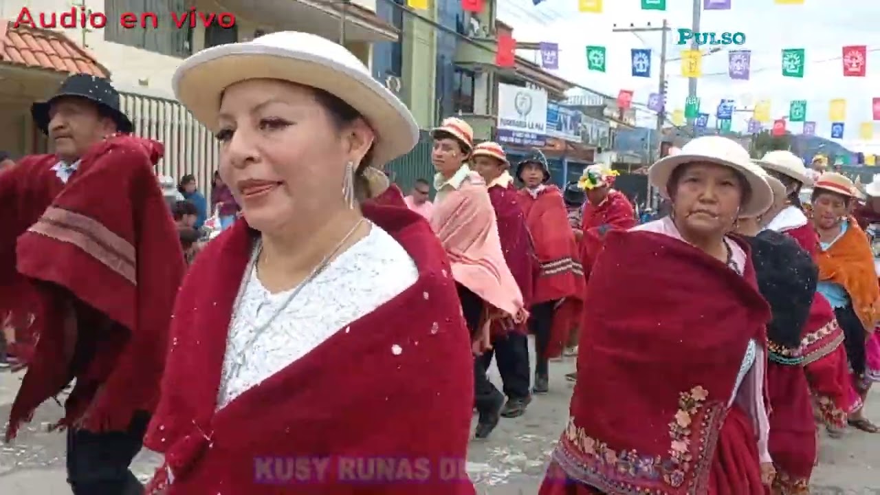 Danza KUSY RUNAS DE CHICAGUIÑA -  DESFILE CARNAVAL RIO GUALACEO 2023