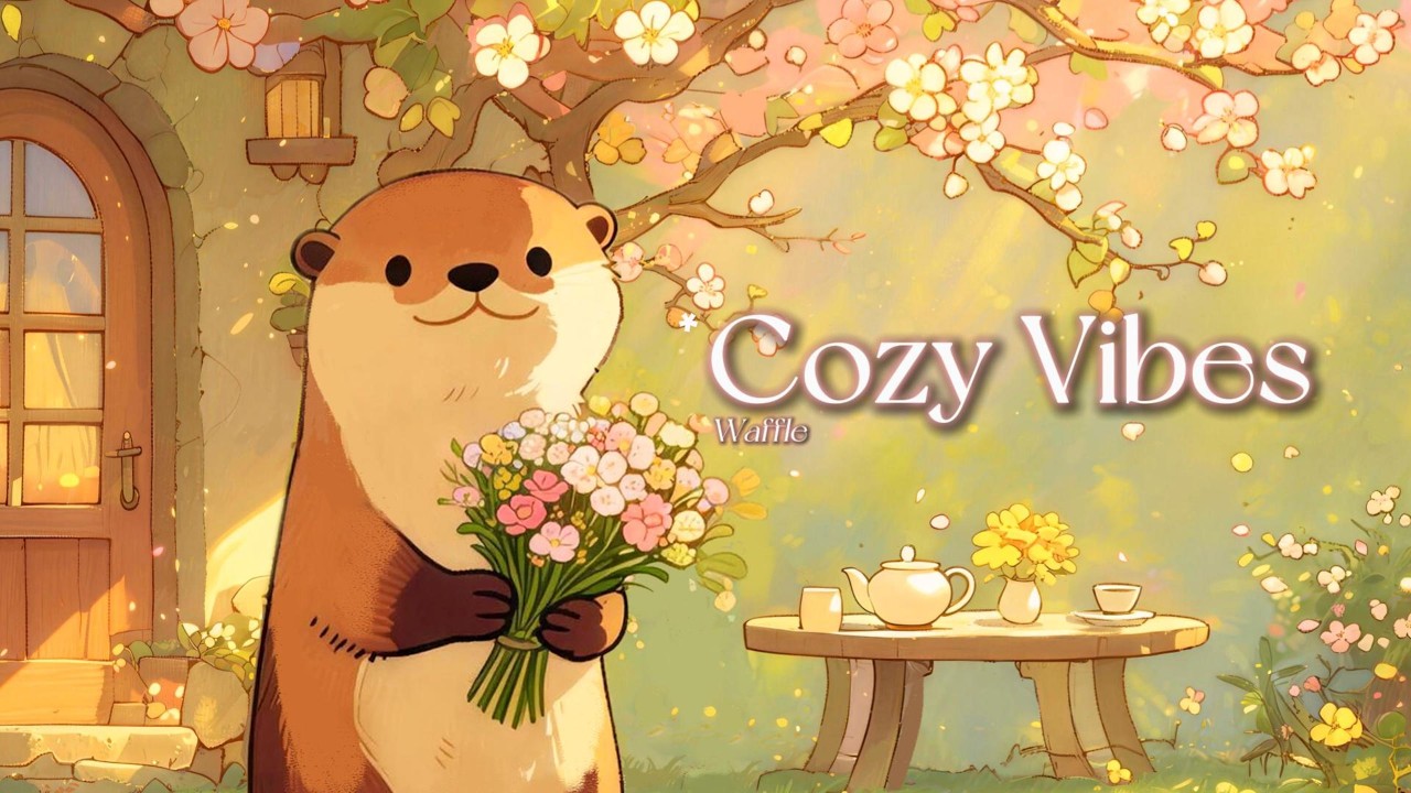 Tea Under the Blossoms | Cozy Spring Lofi #lofihiphop #chillmusic #coffeemusic #studymusic