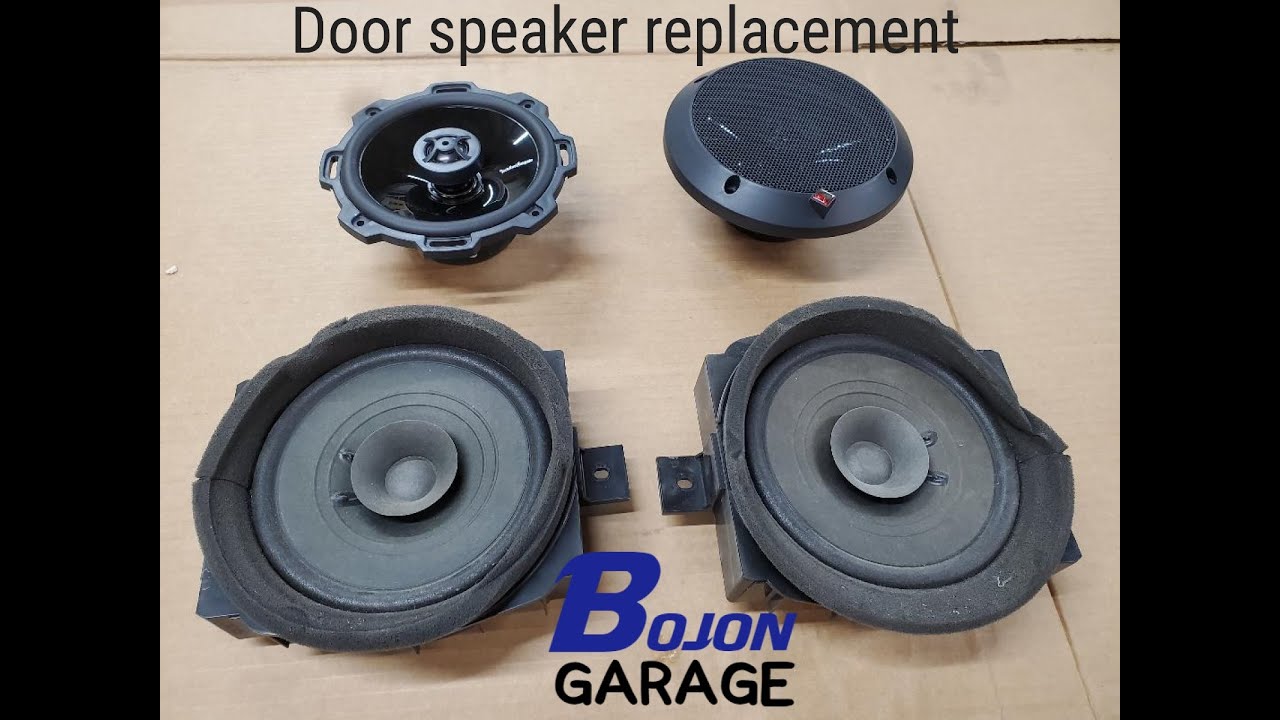 Chevrolet Colorado stock rear door speaker replacement 2004-2012, rockford fosgate 5 1/4