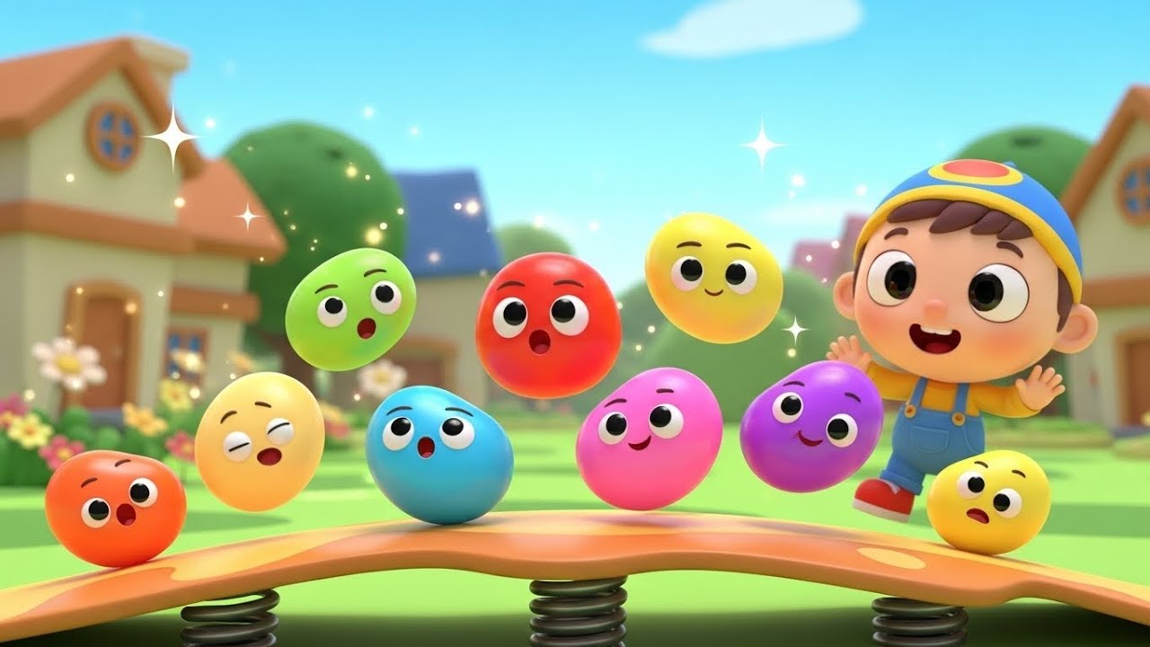 Fall Guys Jelly Beans Bounced the Wrong Way 😂 | Kids Songs & Nursery Rhymes