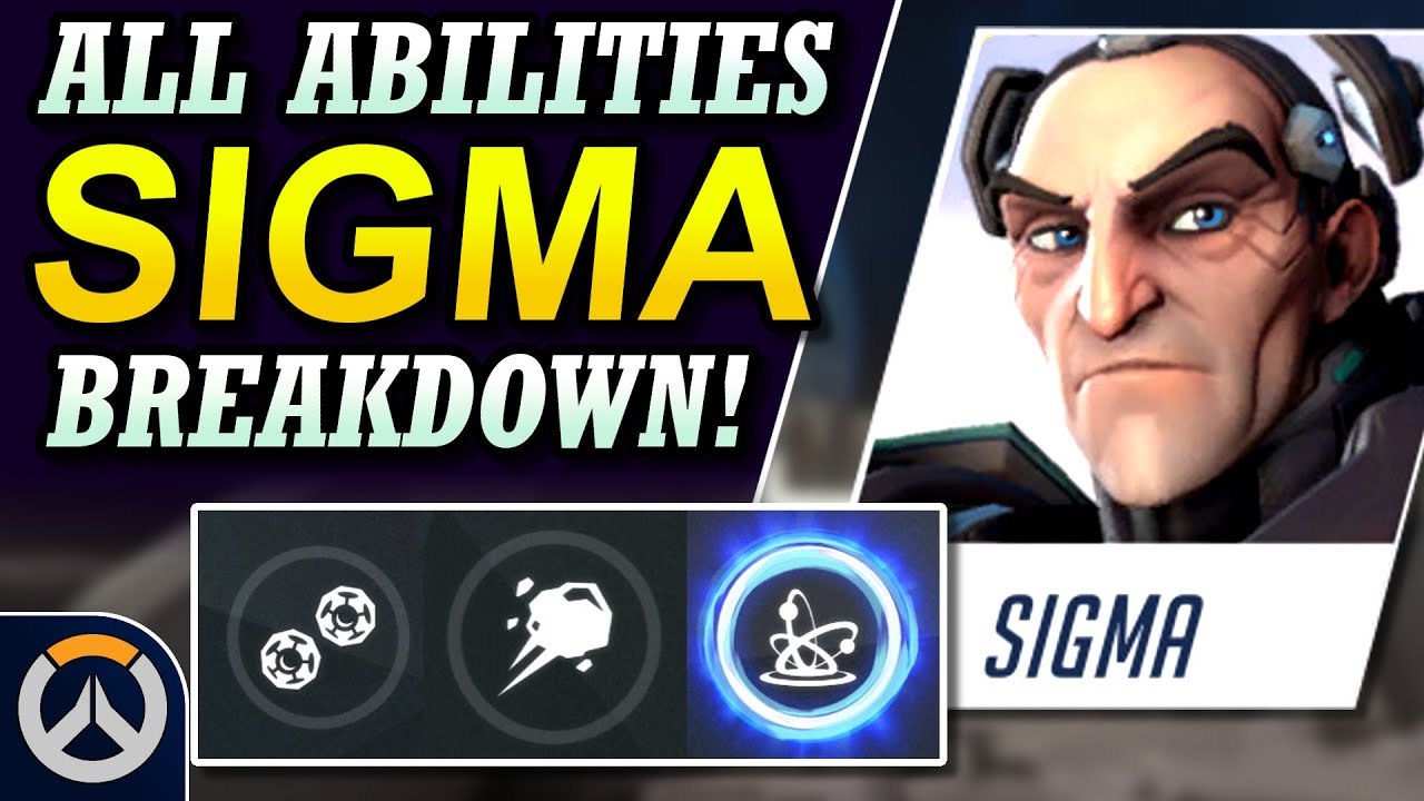 Overwatch New Hero SIGMA - All Abilities Breakdown & Gameplay