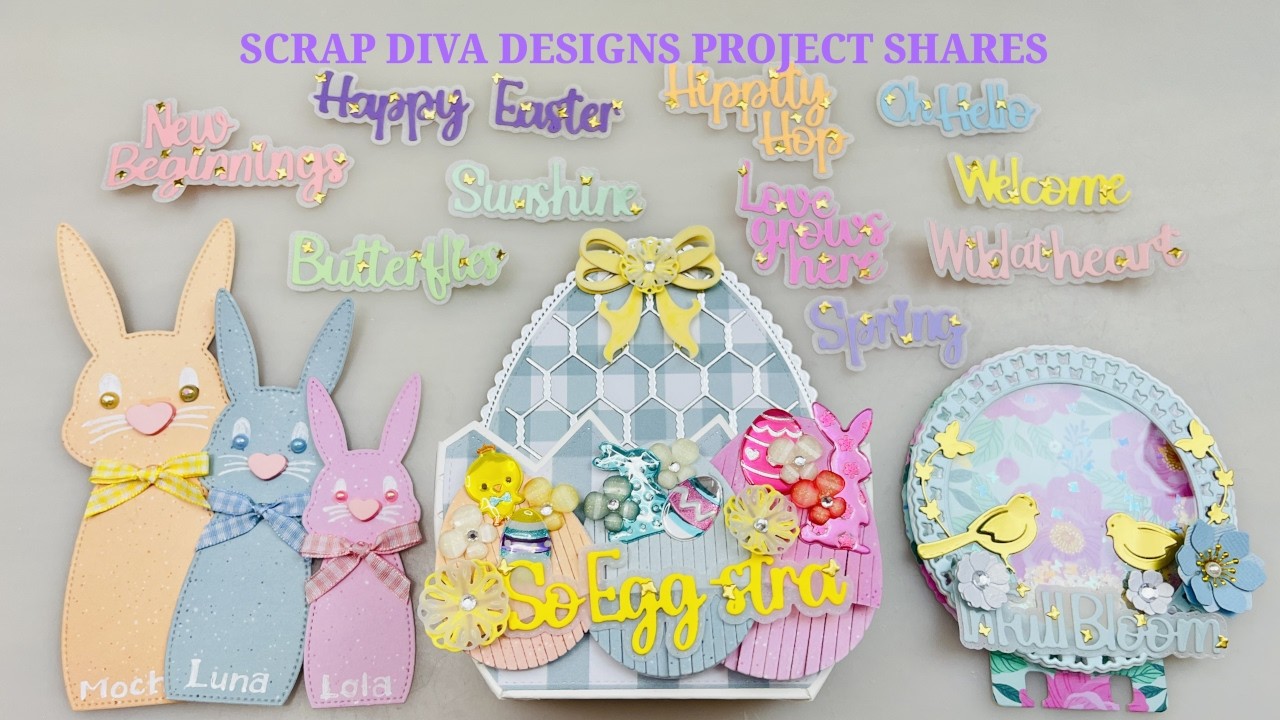 March 2026 Project Shares #craft #scrapdivadesigns @ScrapDiva29 #papercraft #scrapbooking #spring