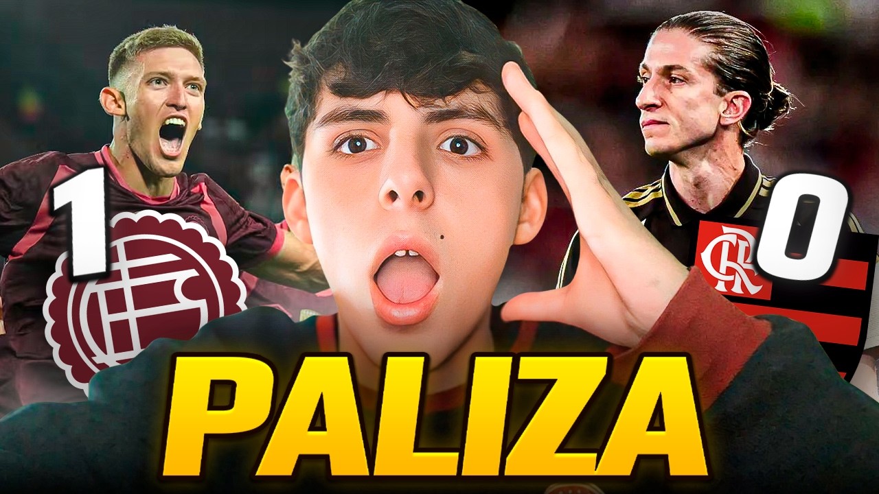 REACCION A LANUS VS FLAMENGO IDA