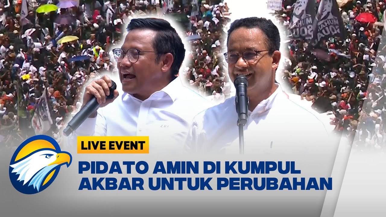 [FULL] Pidato Anies-Muhaimin di Kumpul Akbar untuk Perubahan
