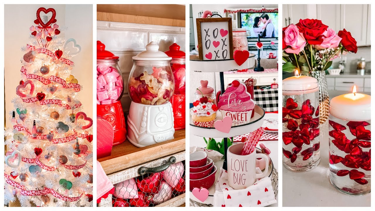 VALENTINE'S DAY HOME TOUR 2023 💗 VALENTINES DAY DECOR 💗 SIMPLE VALENTINES DAY DECORATING IDEAS