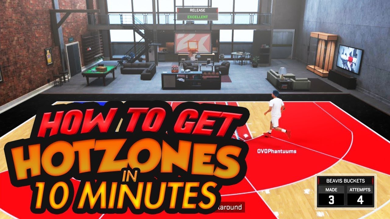 HOW TO DO THE NBA2K18 HOTSPOT GLITCH *EASY TUORIAL* - NBA2K18 HOTZONES GLITCH - NBA2K18 MYPLAYER