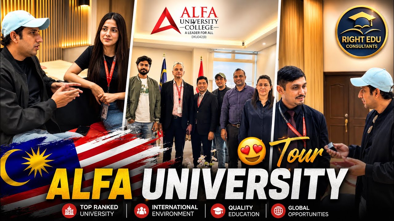 Экскурсия по университетскому колледжу Alfa University College в Малайзии | Встреча с председател...