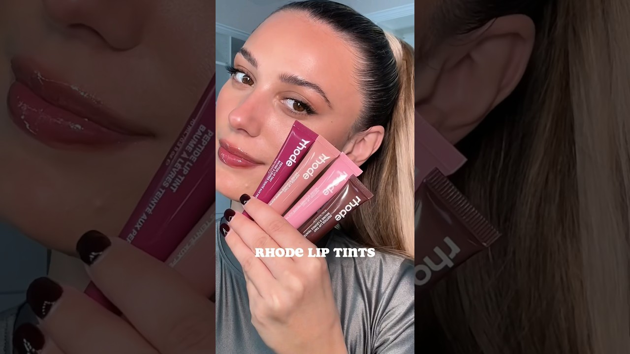 Rhode Lip Tints💜 All swatches!