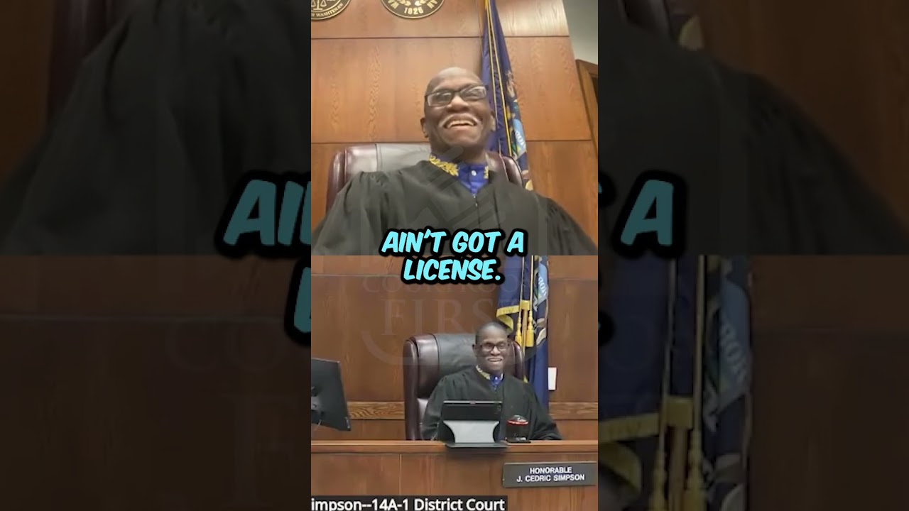 Judge Simpson's Laughing Fit After Being Called 