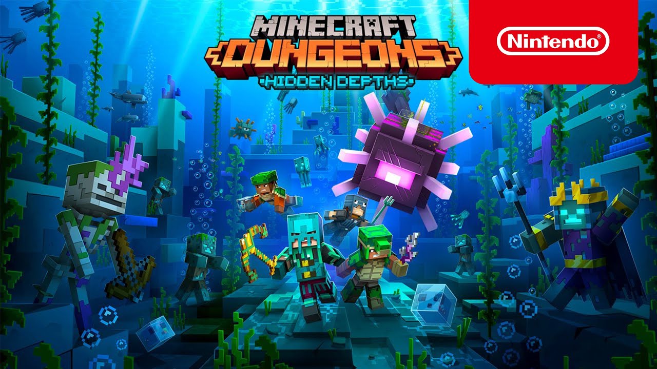 Minecraft Dungeons: Hidden Depths - Official Launch Trailer - Nintendo Switch