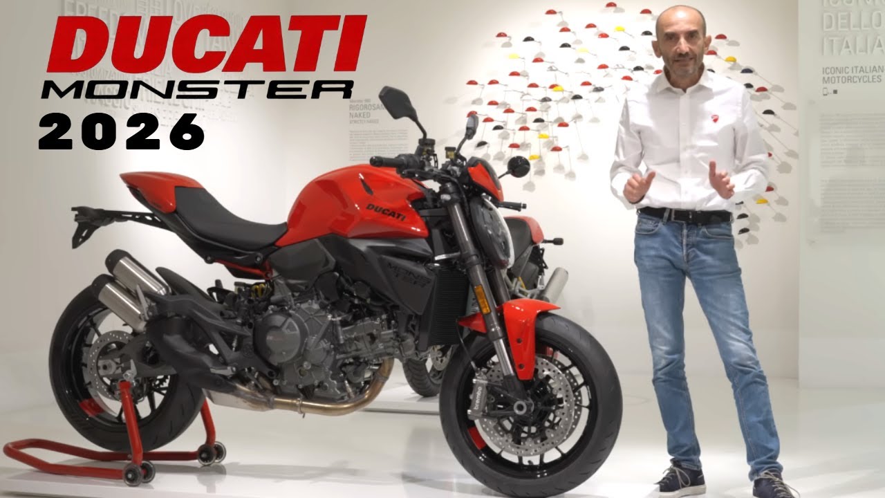 Ducati Monster (2026) — легче, умнее, злее. Объяснение