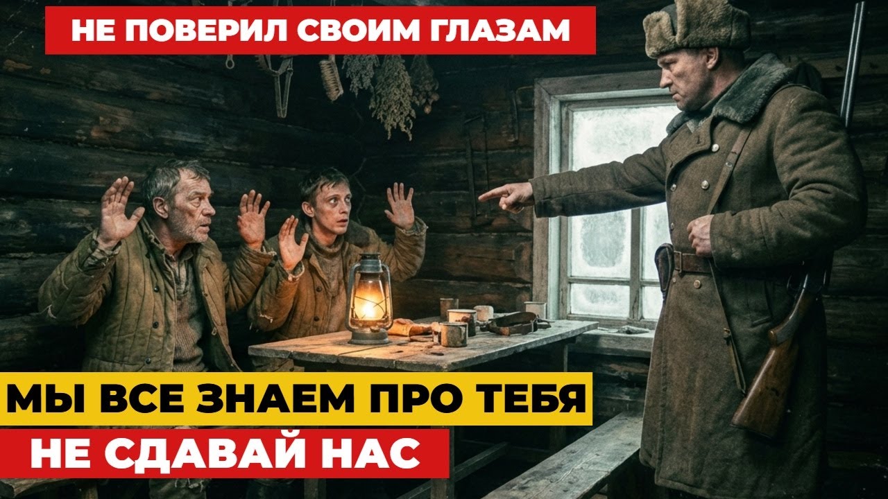 ЕГЕРЬ нашел двух браконьеров у себя в избе в тайге. То что они ему сказали заставила его..